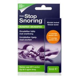 Helps Stop Snoring Snarkspray 9ml mot snarkning.